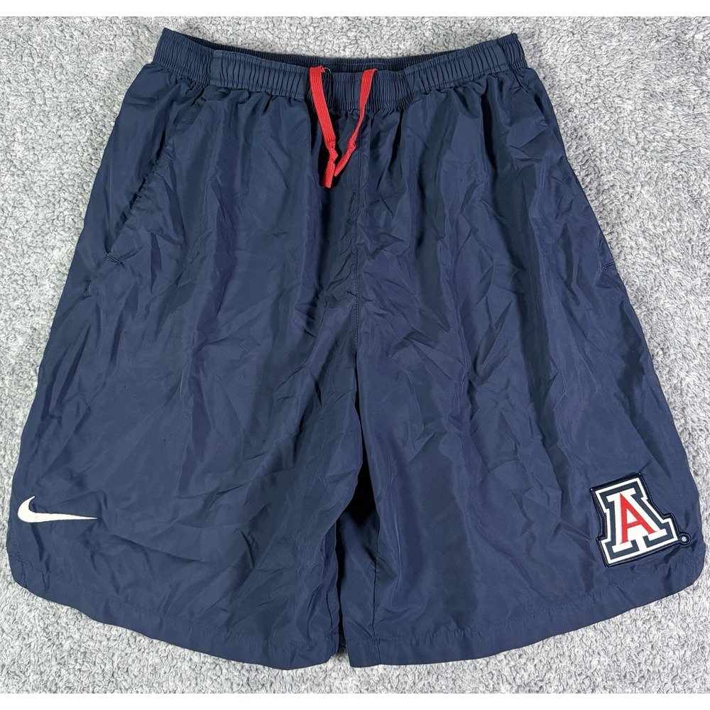 Arizona Wildcats NCAA Basketball Nike Gym Shorts Men's Size Medium Blue 9"